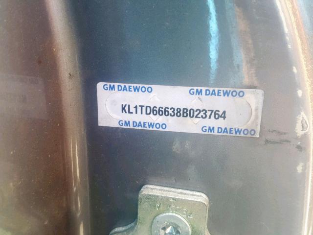 KL1TD66638B023764 - 2008 CHEVROLET AVEO BASE Boz foto 10