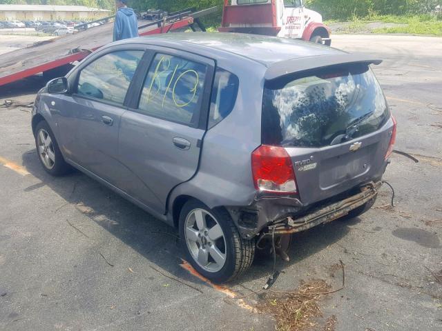 KL1TD66638B023764 - 2008 CHEVROLET AVEO BASE Boz foto 3