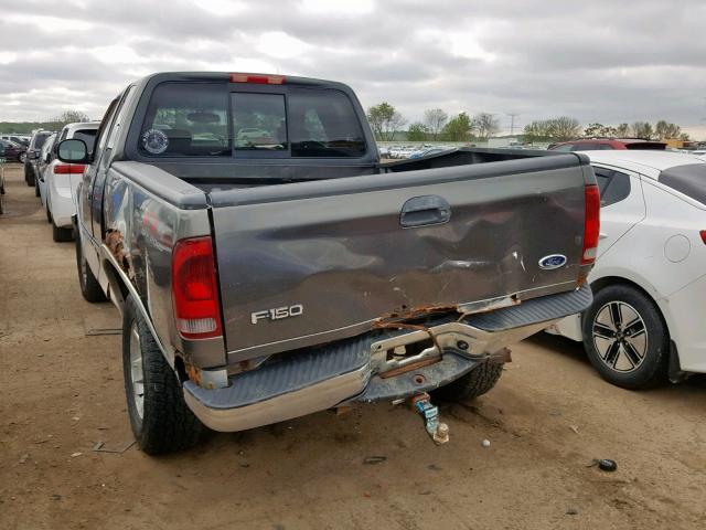 1FTRX18L52NA48056 - 2002 FORD F150 GRAY photo 3