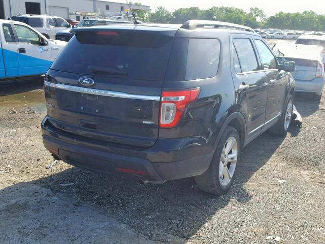 1FM5K8F80DGA89346 - 2013 FORD EXPLORER L BLACK photo 4