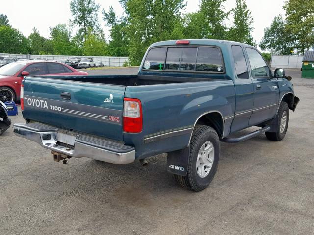 JT4UN24D7V0047416 - 1997 TOYOTA T100 XTRAC GREEN photo 4