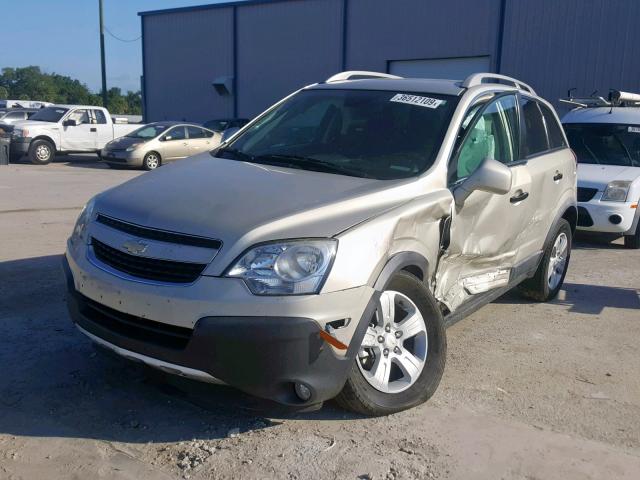 3GNAL2EK7DS587336 - 2013 CHEVROLET CAPTIVA LS 金色 照片 2