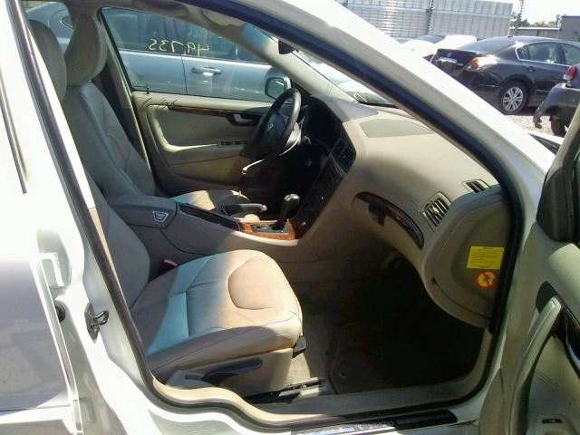 YV1RS612852440249 - 2005 VOLVO S60 WHITE photo 5