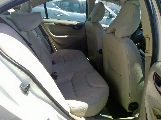 YV1RS612852440249 - 2005 VOLVO S60 WHITE photo 6