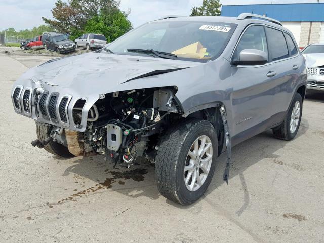 1C4PJMCS4GW203352 - 2016 JEEP CHEROKEE L SILVER photo 2