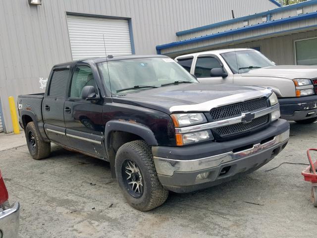 2GCEK13T451191400 - 2005 CHEVROLET SILVERADO BLACK photo 1