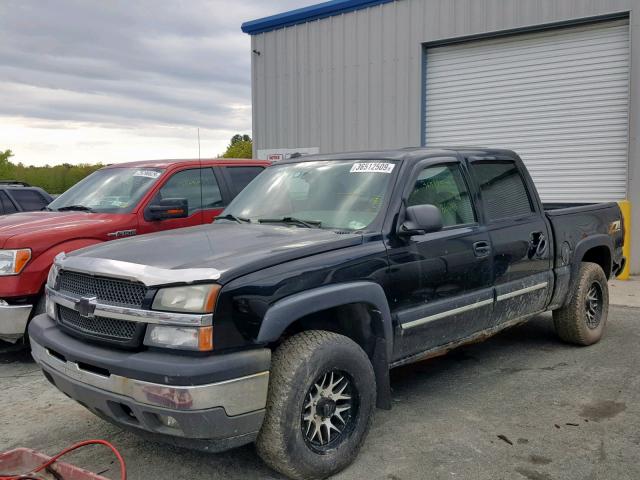 2GCEK13T451191400 - 2005 CHEVROLET SILVERADO BLACK photo 2