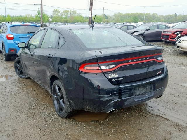 1C3CDFBB7ED906850 - 2014 DODGE DART SXT BLACK photo 3