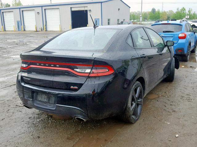 1C3CDFBB7ED906850 - 2014 DODGE DART SXT BLACK photo 4