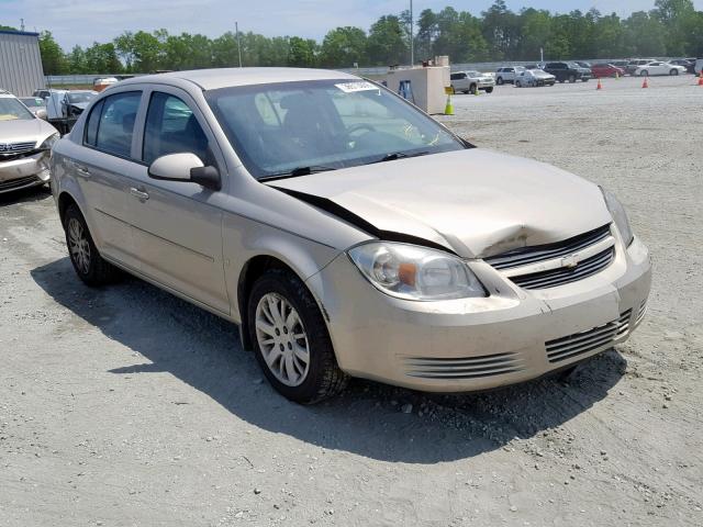 1G1AT58H897161146 - 2009 CHEVROLET COBALT LT GOLD photo 1