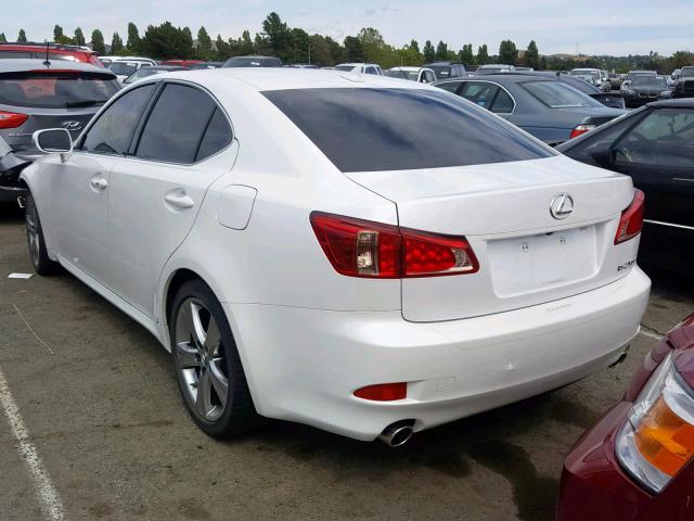 JTHBF5C24C5176623 - 2012 LEXUS IS 250 WHITE photo 3