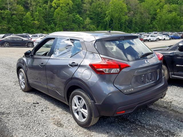 3N1CP5CU0JL538225 - 2018 NISSAN KICKS S GRAY photo 3