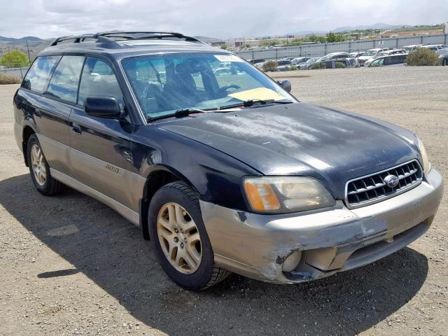 4S3BH686537612669 - 2003 SUBARU LEGACY OUT BLACK photo 1