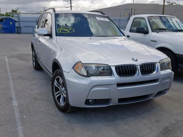 WBXPA93436WG76436 - 2006 BMW X3 3.0I SILVER photo 1