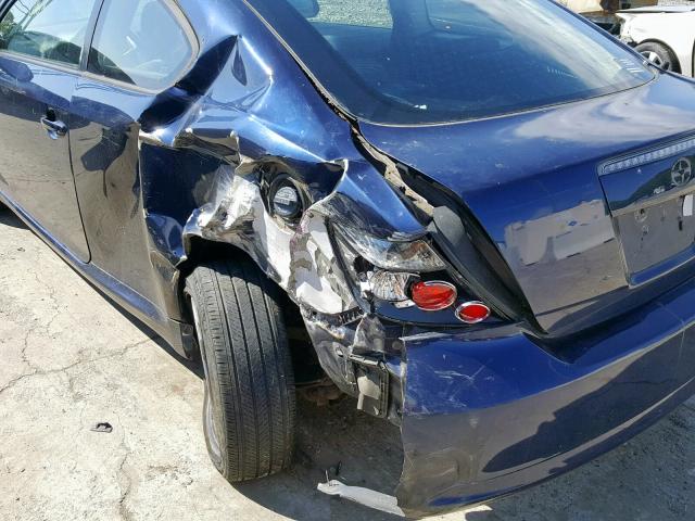 JTKDE167680235858 - 2008 TOYOTA SCION TC ლურჯი ფოტო 9