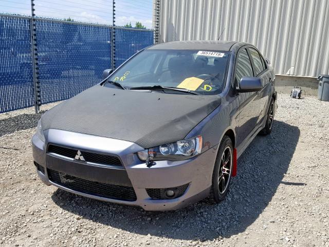 JA3AU26U88U606034 - 2008 MITSUBISHI LANCER ES GRAY photo 2