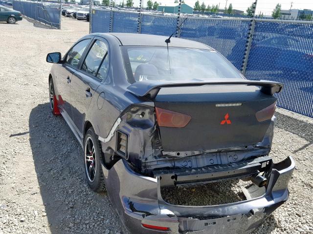 JA3AU26U88U606034 - 2008 MITSUBISHI LANCER ES GRAY photo 9