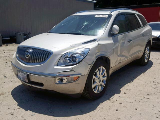 5GAKVDED0CJ286221 - 2012 BUICK ENCLAVE WHITE photo 2