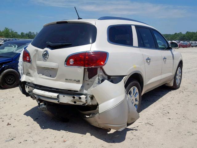 5GAKVDED0CJ286221 - 2012 BUICK ENCLAVE WHITE photo 4