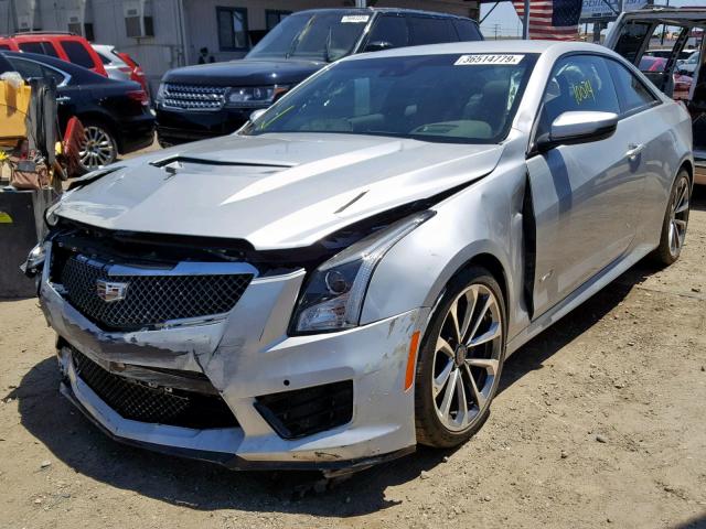 1G6AN1RYXH0169168 - 2017 CADILLAC ATS-V GRAY photo 2