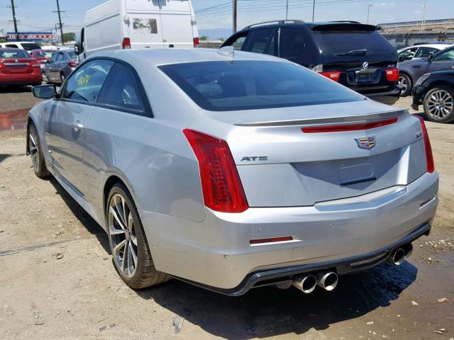 1G6AN1RYXH0169168 - 2017 CADILLAC ATS-V GRAY photo 3