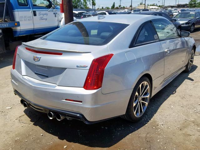 1G6AN1RYXH0169168 - 2017 CADILLAC ATS-V GRAY photo 4