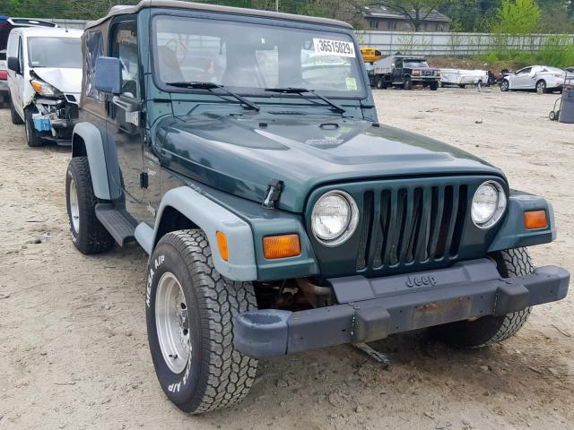 1J4FY19S3XP433210 - 1999 JEEP WRANGLER / GREEN photo 1