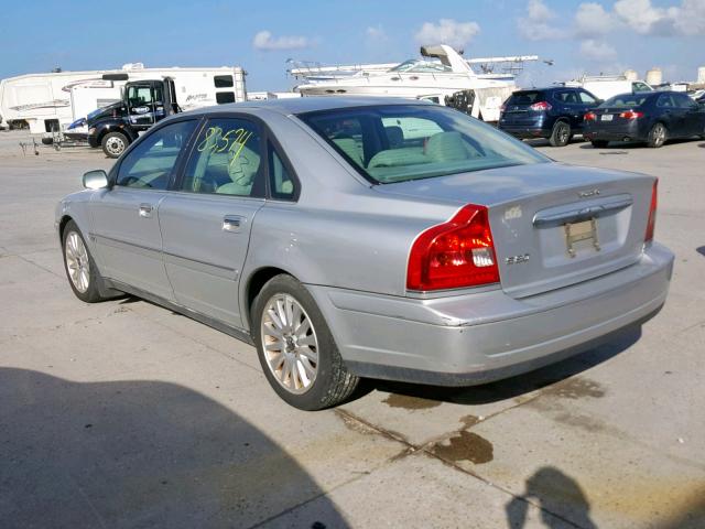 YV1TS592161442338 - 2006 VOLVO S80 2.5T SILVER photo 3