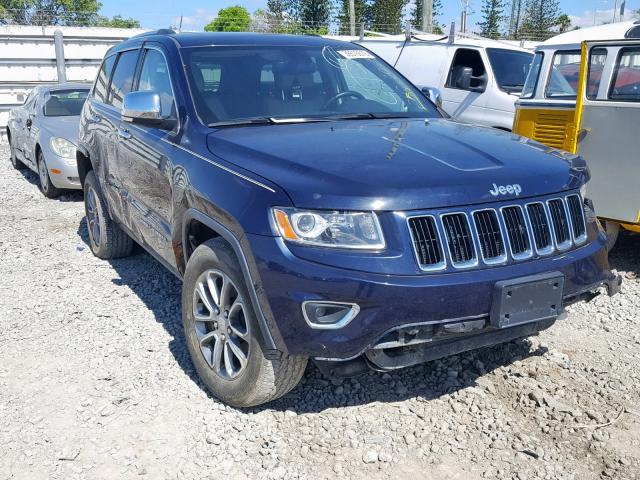 1C4RJFBG4EC378751 - 2014 JEEP GRAND CHER BLUE photo 1