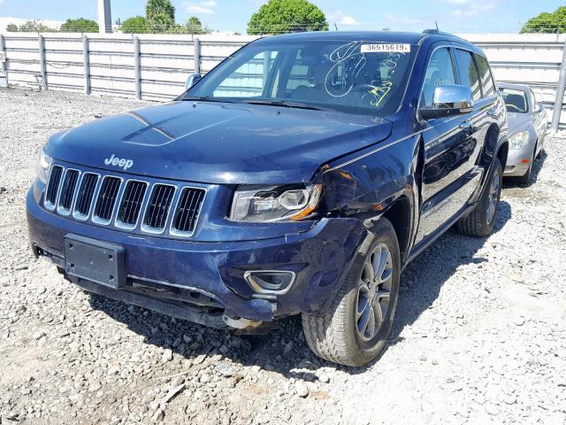 1C4RJFBG4EC378751 - 2014 JEEP GRAND CHER BLUE photo 2