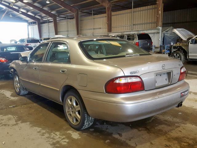 1YVGF22D625279107 - 2002 MAZDA 626 ES TAN photo 3