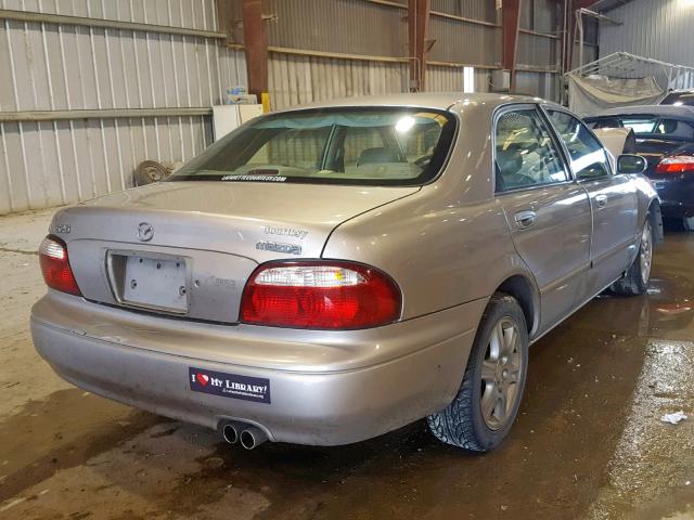 1YVGF22D625279107 - 2002 MAZDA 626 ES TAN photo 4