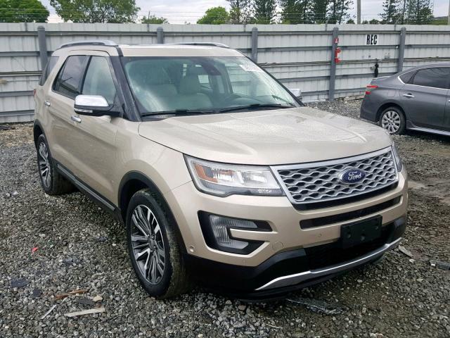 1FM5K8HTXHGC45268 - 2017 FORD EXPLORER P GOLD photo 1