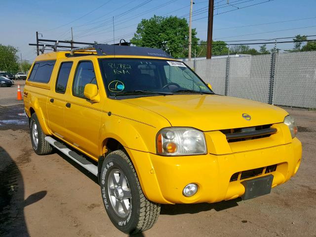 1N6ED29Y43C421962 - 2003 NISSAN FRONTIER C YELLOW photo 1