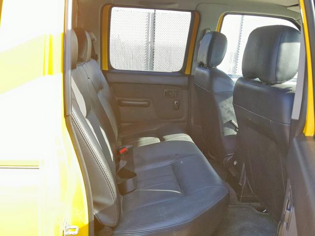 1N6ED29Y43C421962 - 2003 NISSAN FRONTIER C YELLOW photo 6