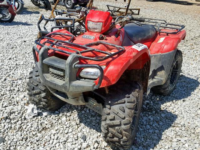 1HFTE38F9D4100661 - 2013 HONDA TRX500 FPM RED photo 2