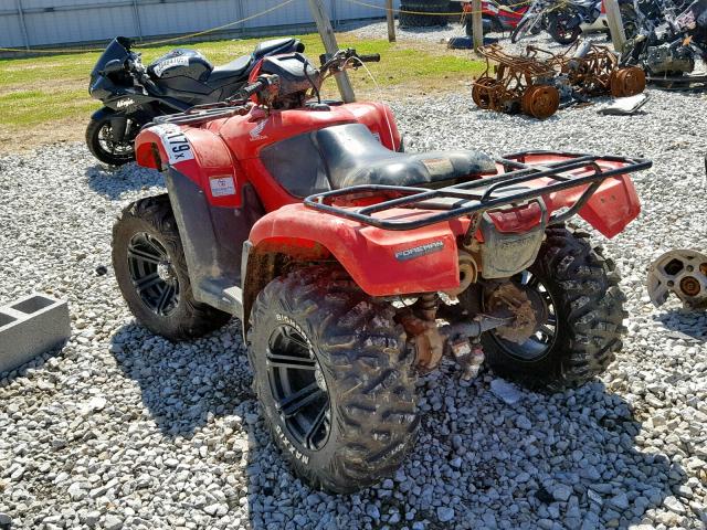 1HFTE38F9D4100661 - 2013 HONDA TRX500 FPM RED photo 3