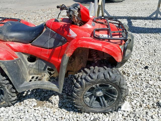 1HFTE38F9D4100661 - 2013 HONDA TRX500 FPM RED photo 5