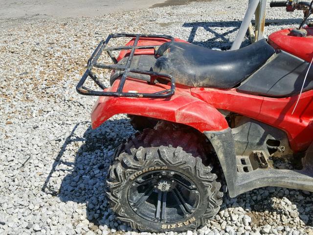 1HFTE38F9D4100661 - 2013 HONDA TRX500 FPM RED photo 6