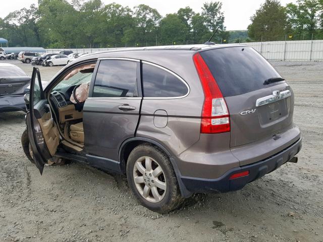 5J6RE38769L028080 - 2009 HONDA CR-V EXL CHARCOAL photo 3