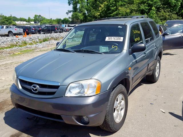 4F2YZ04104KM34795 - 2004 MAZDA TRIBUTE LX GREEN photo 2