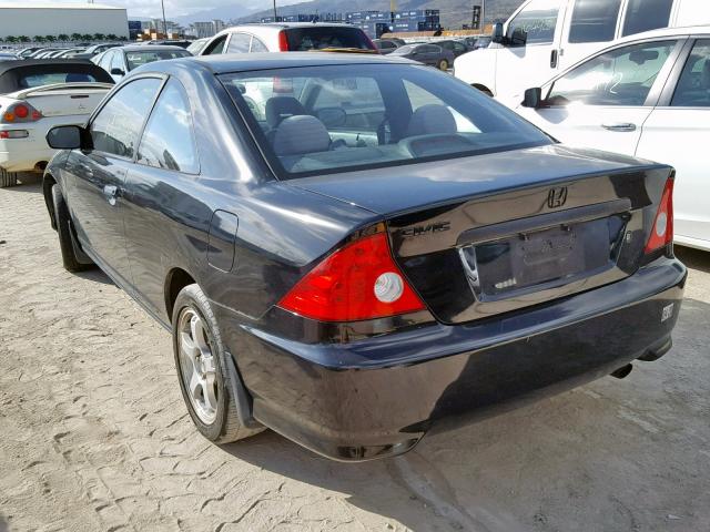 1HGEM22115L061490 - 2005 HONDA CIVIC DX V BLACK photo 3