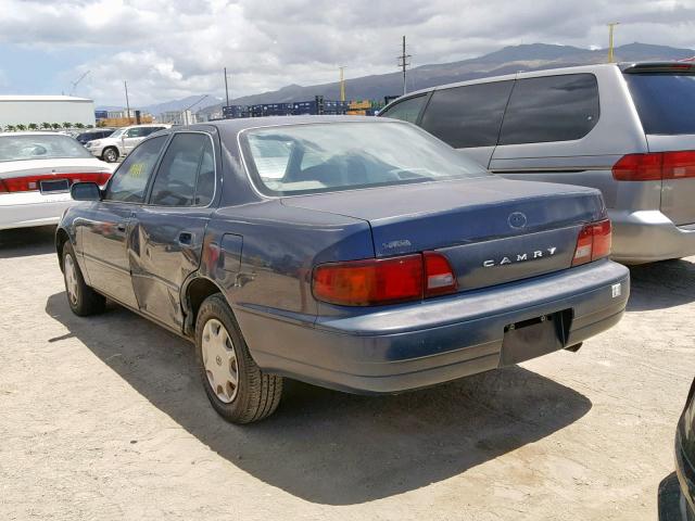 JT2BG12K3T0356027 - 1996 TOYOTA CAMRY DX BLUE photo 3