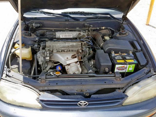 JT2BG12K3T0356027 - 1996 TOYOTA CAMRY DX BLUE photo 7