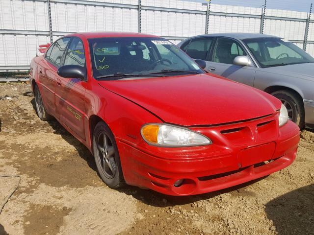 1G2NW52E14M622751 - 2004 PONTIAC GRAND AM G RED photo 1