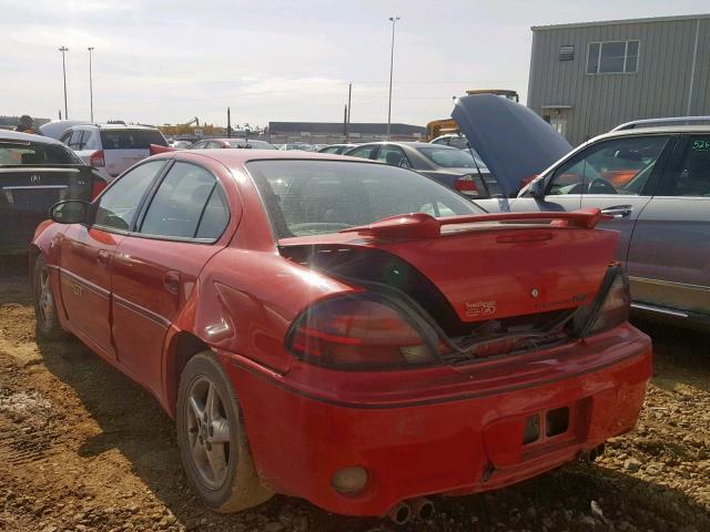 1G2NW52E14M622751 - 2004 PONTIAC GRAND AM G RED photo 3