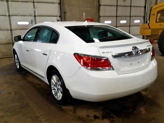 1G4GC5ER4CF337228 - 2012 BUICK LACROSSE WHITE photo 3