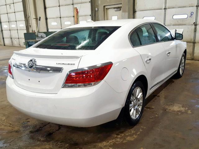 1G4GC5ER4CF337228 - 2012 BUICK LACROSSE WHITE photo 4