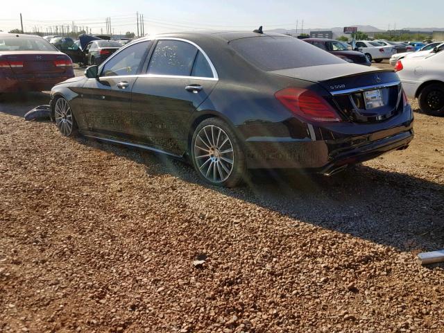 WDDUG8CB6FA093544 - 2015 MERCEDES-BENZ S 550 BLACK photo 3