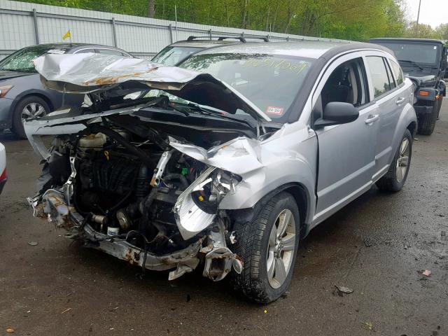 1B3CB4HA6AD607768 - 2010 DODGE CALIBER SX SILVER photo 2